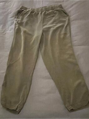 Thread & Supply Olive Green Elastic Waist Pants